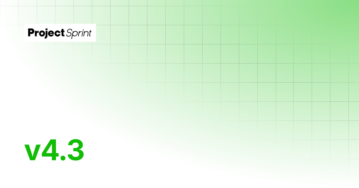 v4.3 | Project Sprint